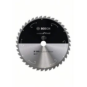 Kreissägeblatt 305x30mm, 40 Bosch Standard for Wood