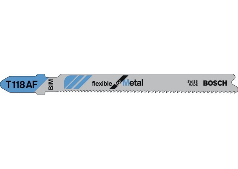 Sägeblatt für Stichsägen T 118 AF BIM Flexible for Metall Bosch T 118 AF