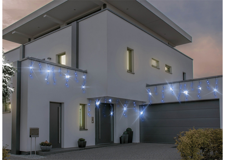 LED-Lichtervorhang mit Flash-Effekt, Eiszapfen Bulinex 13-566