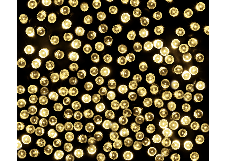 Weihnachtslichterkette LED Lichtervorhang für Außen bunt 120 Stck. 12 m Bulinex 20-068