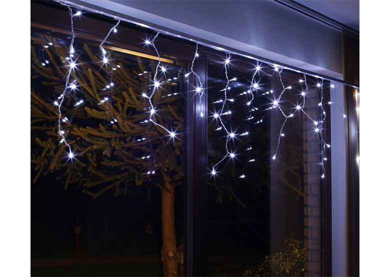Weihnachtsbeleuchtung LED für Innen, Zapfen, weiß (60 Stck.) Bulinex 20-092