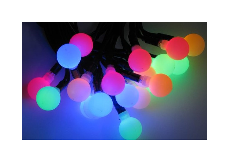 Weihnachtslichterkette LED-Kügelchen, bunt, 20 Stck. Bulinex 21-101