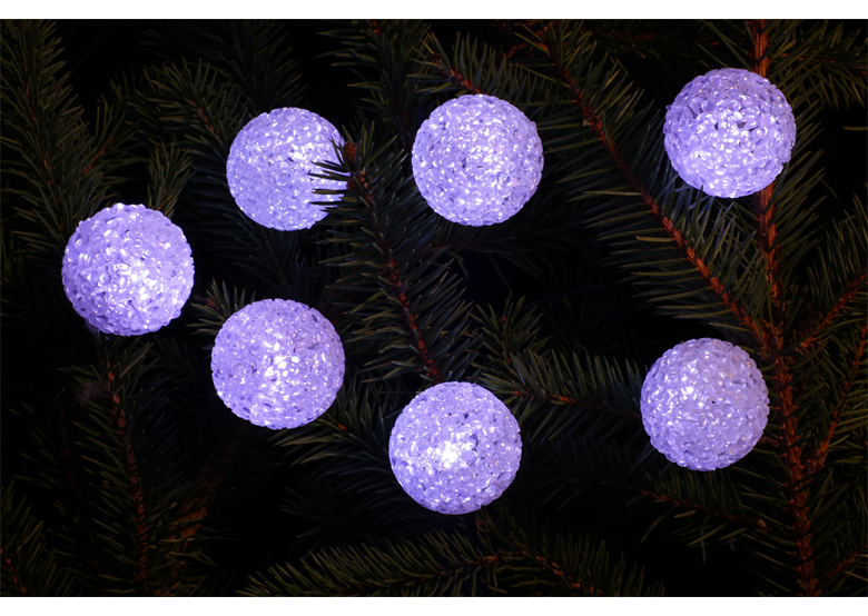 Weihnachtsbeleuchtung LED für Innen Kugeln bunt (20 Stck.) Bulinex 21-552