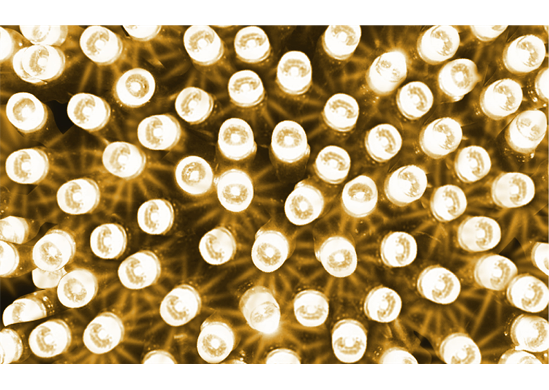 Weihnachtslichterkette LED Lichtervorhang für Innen warmweiß 50 Stck. 5 m Bulinex 37-198