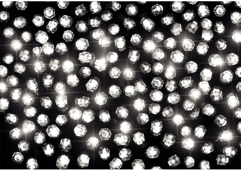 Weihnachtsbeleuchtung LED,weiß (80 Stck.) Bulinex 38-422