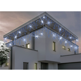LED-Lichtervorhang mit Flash-Effekt, Eiszapfen Bulinex 75-336