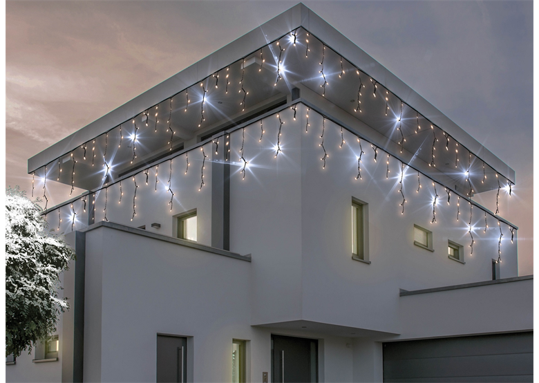 LED-Lichtervorhang mit Flash-Effekt, Eiszapfen Bulinex 75-698