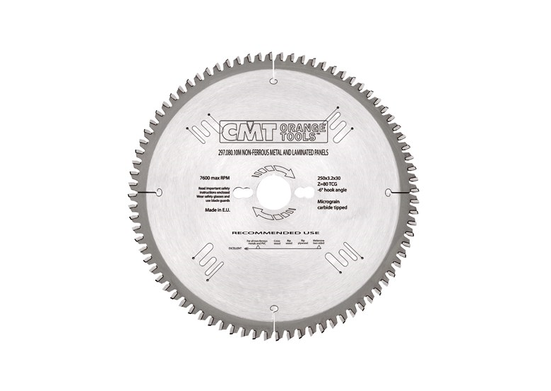 Kreissägeblatt für Laminat 165x20mm T56 Cmt 296.165.56H