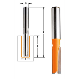 Nutfräser,lange Ausführung, D:10 mm; I:31,7 mm; L:60 mm; S:8 mm Cmt 912.100.11