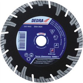 Diamanttrennscheibe Turbo-T 115x22,2mm Dedra H1192