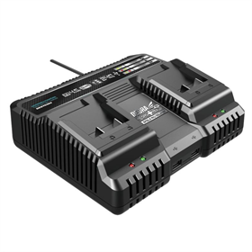 2-Port Ladegerät Dedra SAS+ ALL 18V DED7039V