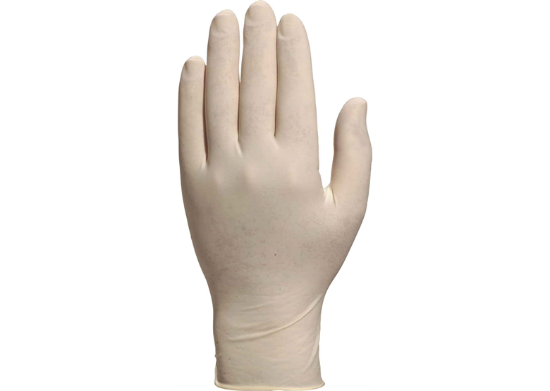 Arbeitshandschuhe aus Latex, nicht gepudert, 100 Stück, Größe 9 DeltaPlus Venitex VENICLEAN 1340