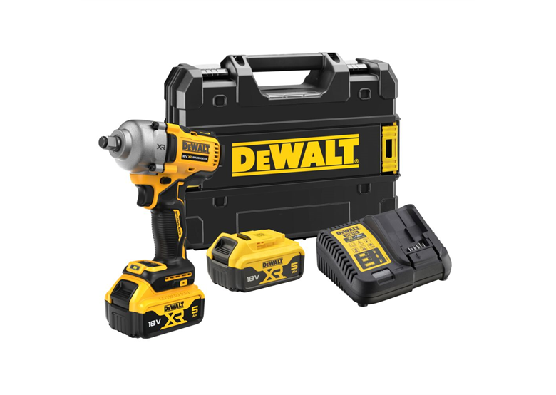 Schlagschrauber DeWalt 18V XR DCF891P2T 2x5.0Ah