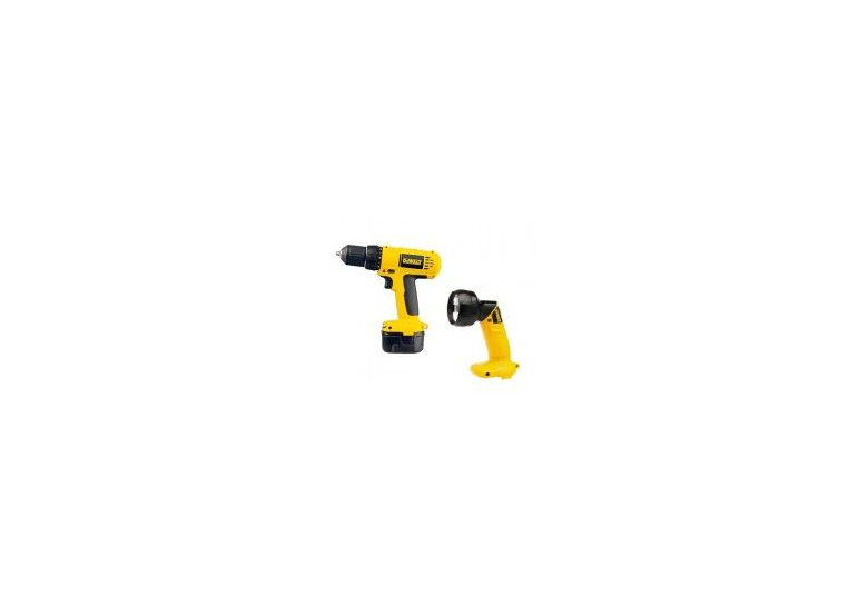 Akku-Bohrschrauber mit Taschenlampe DeWalt DC740F2
