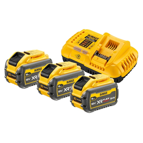 Akku 118V/54V 9.0/3.0Ah (3 Stk.) + Ladegerät DeWalt DCB118X3