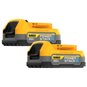 2 Akkus 18V XR 1.7Ah POWERSTACK DeWalt DCBP034E2