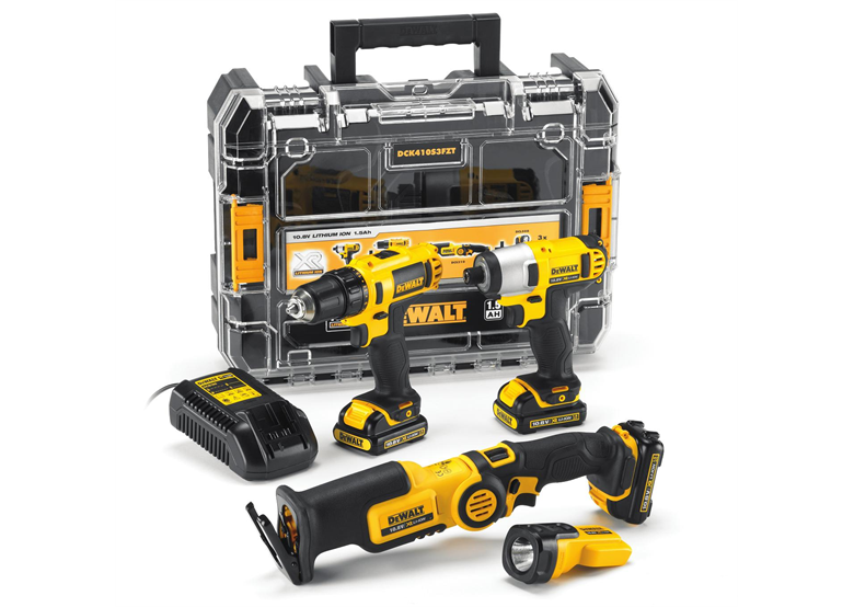 Werkzeugset 18V DeWalt DCK410S3FZT