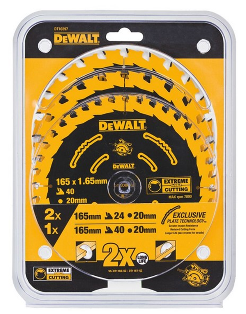 Kreissägeblatt Extreme 3Stck. DeWalt DT10397 | rotopino.de 