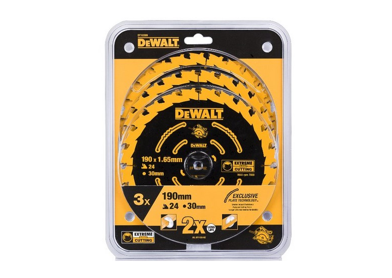 Kreissägeblatt Extreme 3Stck. DeWalt DT10399