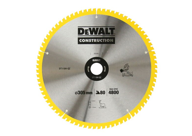 Kreissägeblatt DeWalt DT1184