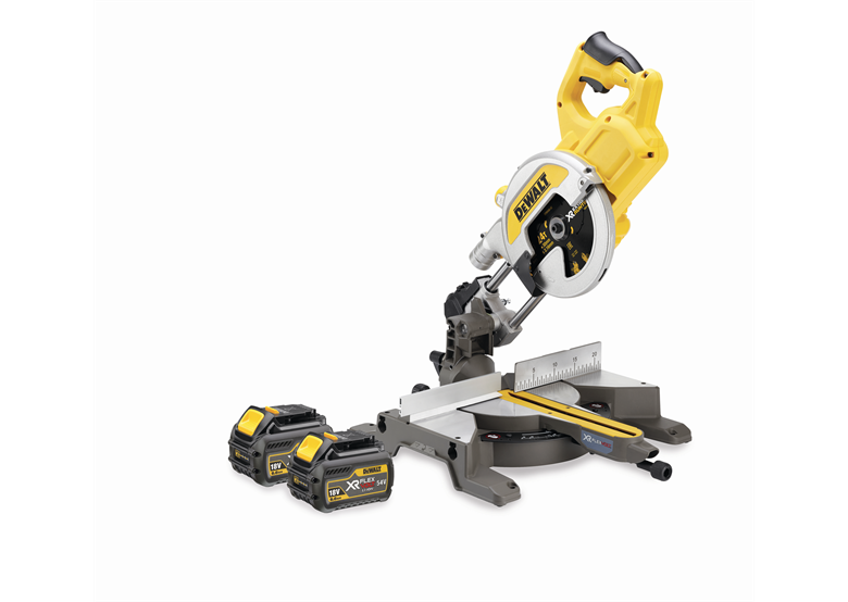 Kapp- und Gehrungssäge DeWalt FLEXVOLT DCS777T2 2x6,0Ah