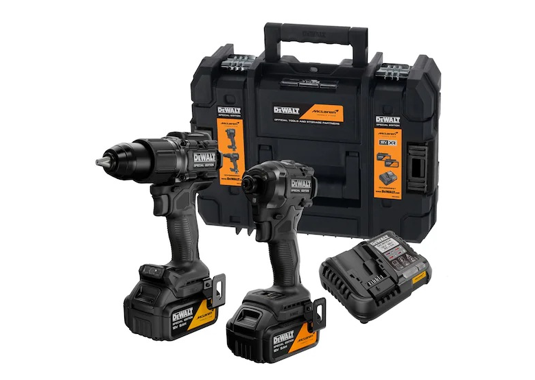 Werkzeugset 18V DeWalt McLaren F1 DCK2222MP2T 2x5.0Ah