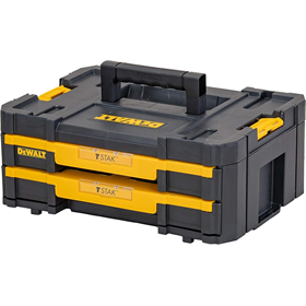 Werkzeugtruhe mit 2 Schubladen DeWalt TSTAK DWST1-70706