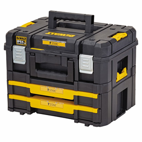 Werkzeugtruhe mit 2 Schubladen DeWalt TSTAK DWST83395-1