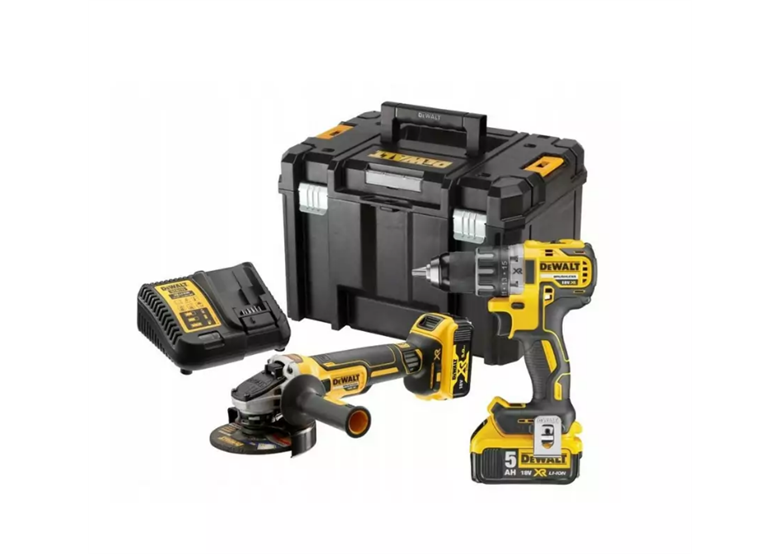 Werkzeugset 18V DeWalt XR DCK2020P2T 2x5.0Ah