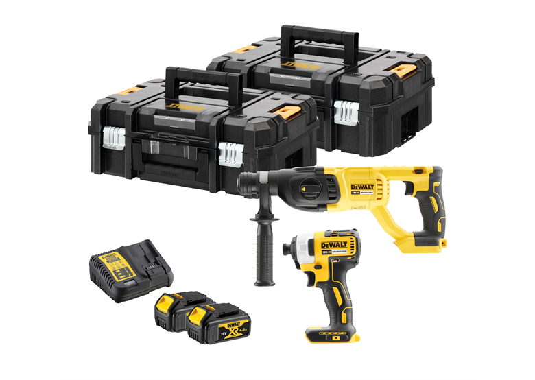 Werkzeugset 18V DeWalt XR DCK2023M2T 2x4.0Ah