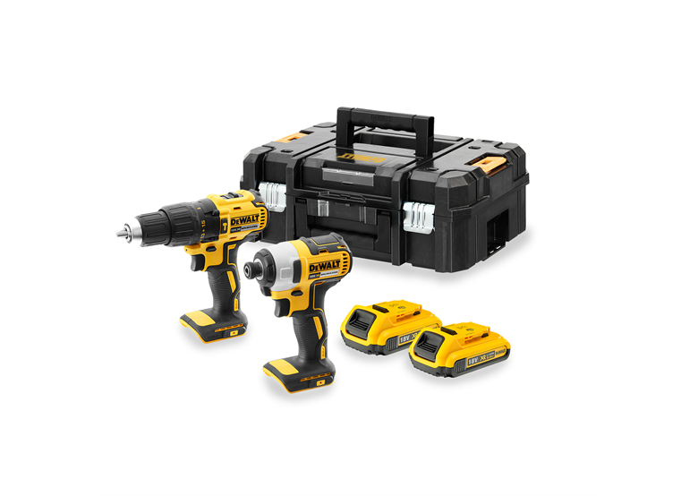 Werkzeugset 18V DeWalt XR DCK2060D2T 2x2.0Ah