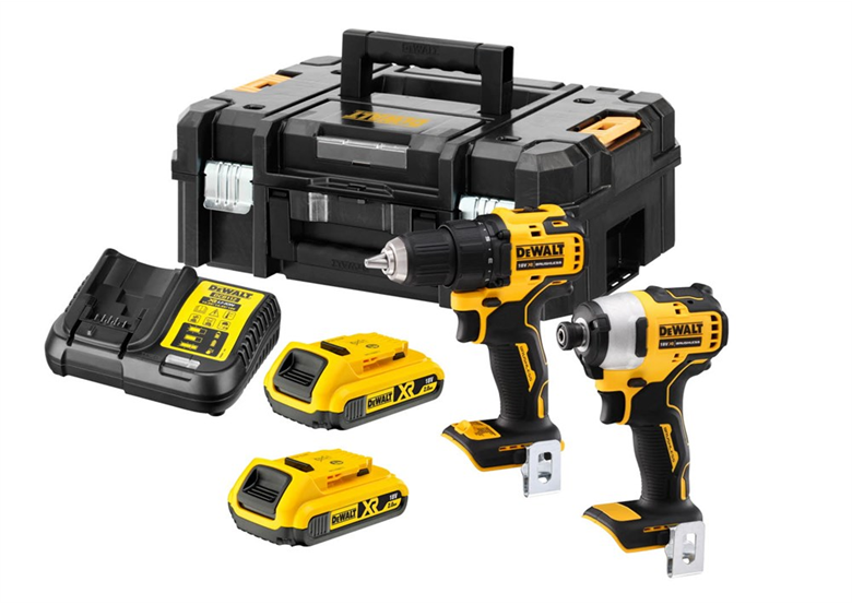 Werkzeugset 18V DeWalt XR DCK2061D2T 2x2.0Ah