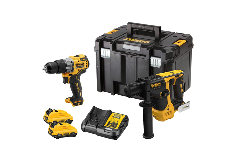 Werkzeugset 18V DeWalt XR DCK2102L2T 2x3.0Ah