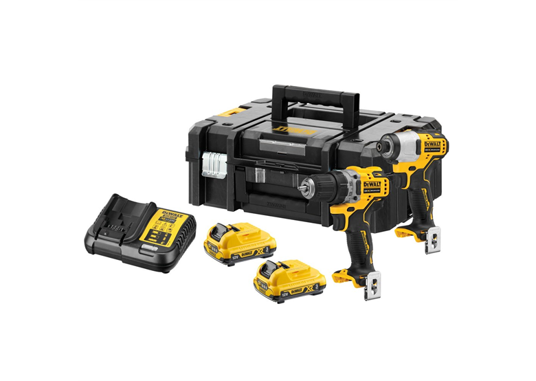 Werkzeugset 12V DeWalt XR DCK2110L2T 2x3.0Ah