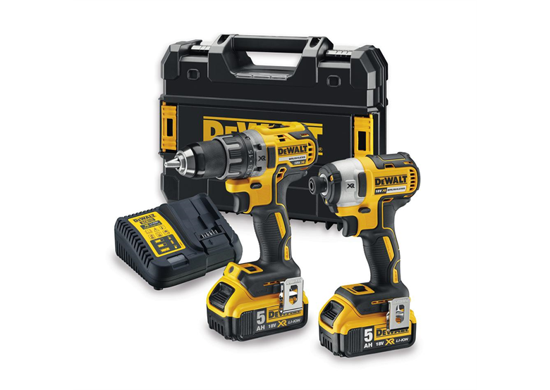 Werkzeugset 18V DeWalt XR DCK268P2T 2x5.0Ah