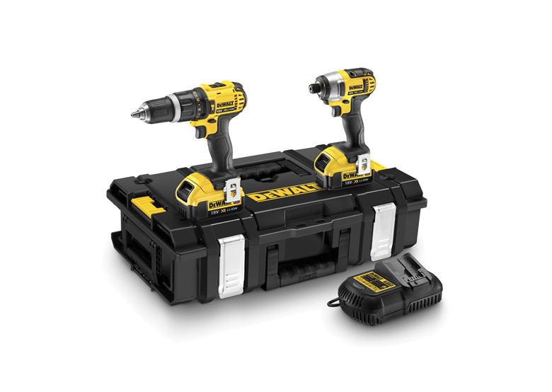 Werkzeugset 18V DeWalt XR DCK285M2 2x4.0Ah