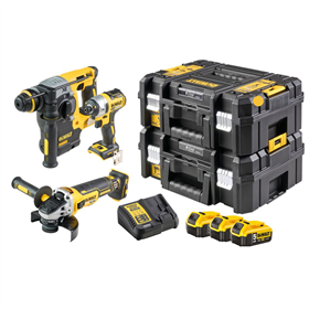 Werkzeugset 18V DeWalt XR DCK305P3T 3x5.0Ah