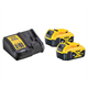 Werkzeugset 18V DeWalt XR DCK327P2T 2x5.0Ah