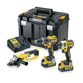 Werkzeugset 18V DeWalt XR DCK383P2T 2x5.0Ah