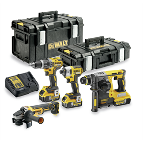 Werkzeugset 18V DeWalt XR DCK422P3 3x5.0Ah