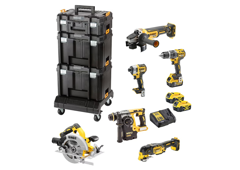 Werkzeugset 18V DeWalt XR DCK685P3T 3x5.0Ah