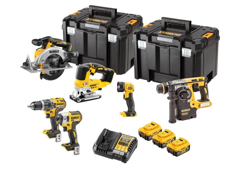 Werkzeugset 18V DeWalt XR DCK690P3T 3x5.0Ah