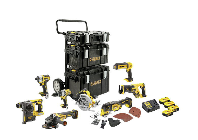 Werkzeugset 18V DeWalt XR DCK853P4 4x5.0Ah