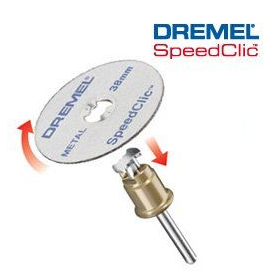 5 tlg. Scheibenset SCLIC zum Trennen von Metall 38mm, 1,25mm Dremel 2615S456JC