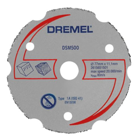 Mehrzweck-Trennscheibe 77x11,1mm Dremel DSM500
