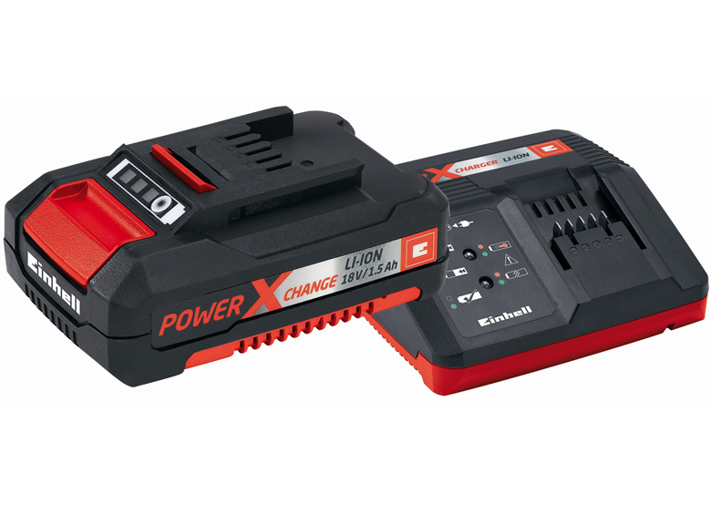 System - Schnellladegerät + Akku 18 V/1,5 Ah Einhell Power X-Change