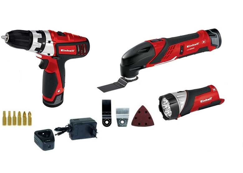 Werkzeugset 12V Einhell TE-TK 12 Li 2x1.3Ah