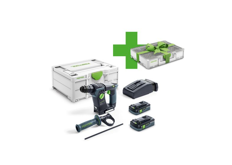 Bohrhammer SDS-Plus Festool BHC 18 HPC 4,0 I-Plus Organizer Edition
