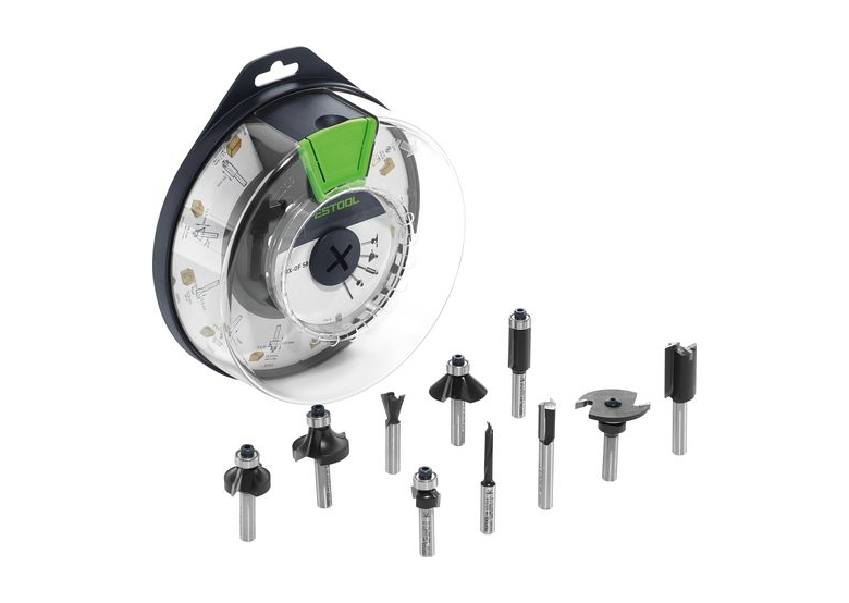 Fräserbox mit Schaft 8 Festool Box-OF HW S8 Mix