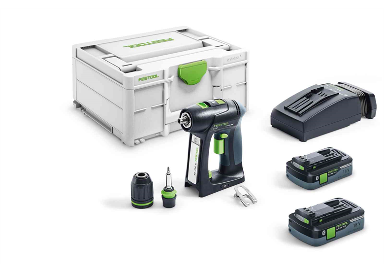 Akku-Bohrschrauber Festool C 18 HPC4,0 I-Plus